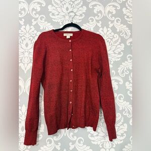 4/$25 • Melrose Chic New York Burgundy Cardigan
